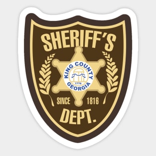 King County Sheriffs Department Sticker